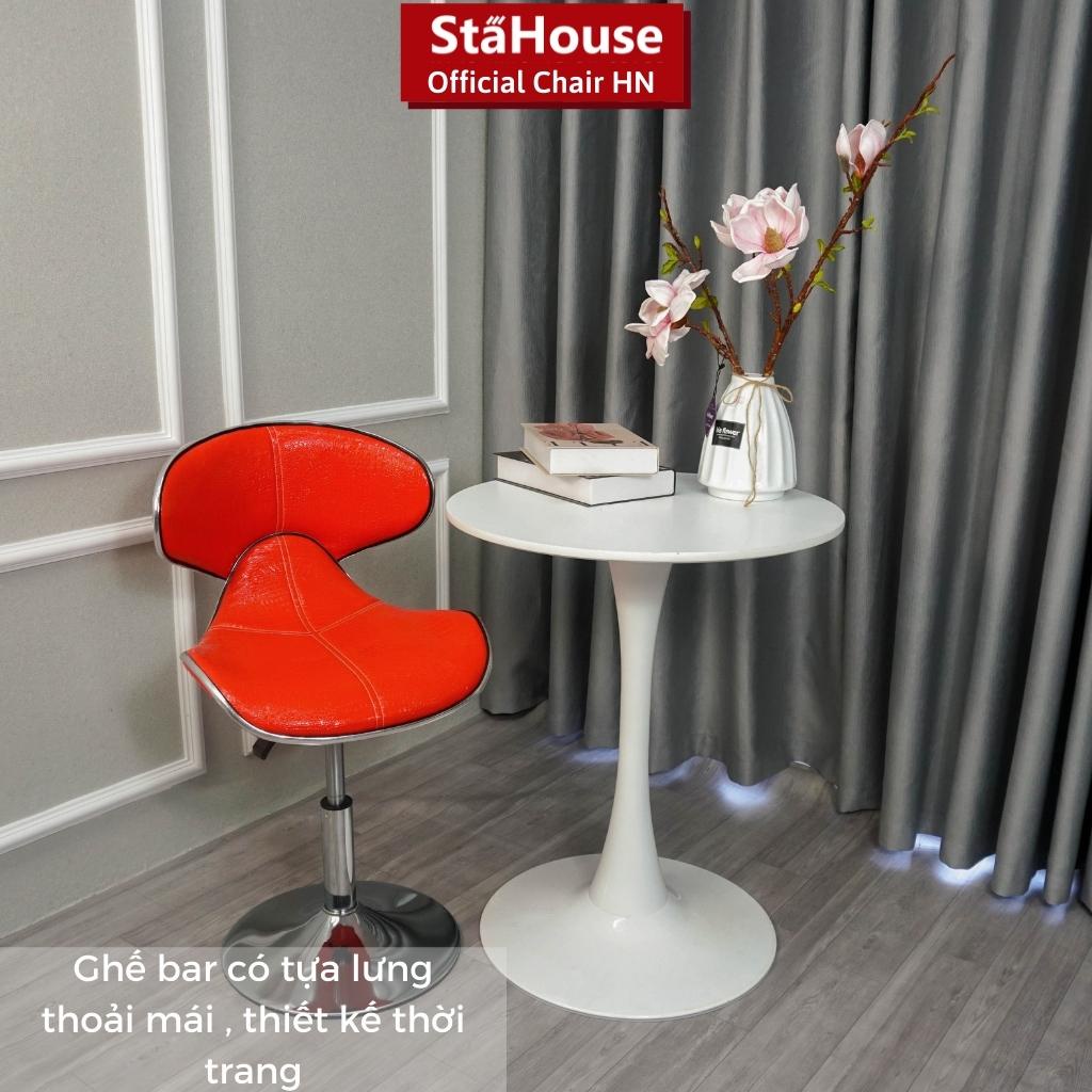 Ghế Bar Cá Sấu - Ghế Cafe Ban Công Ngồi Làm Việc Phong Cách Bắc Âu Thời Trang BAR301 Stahouse Official Chair HN