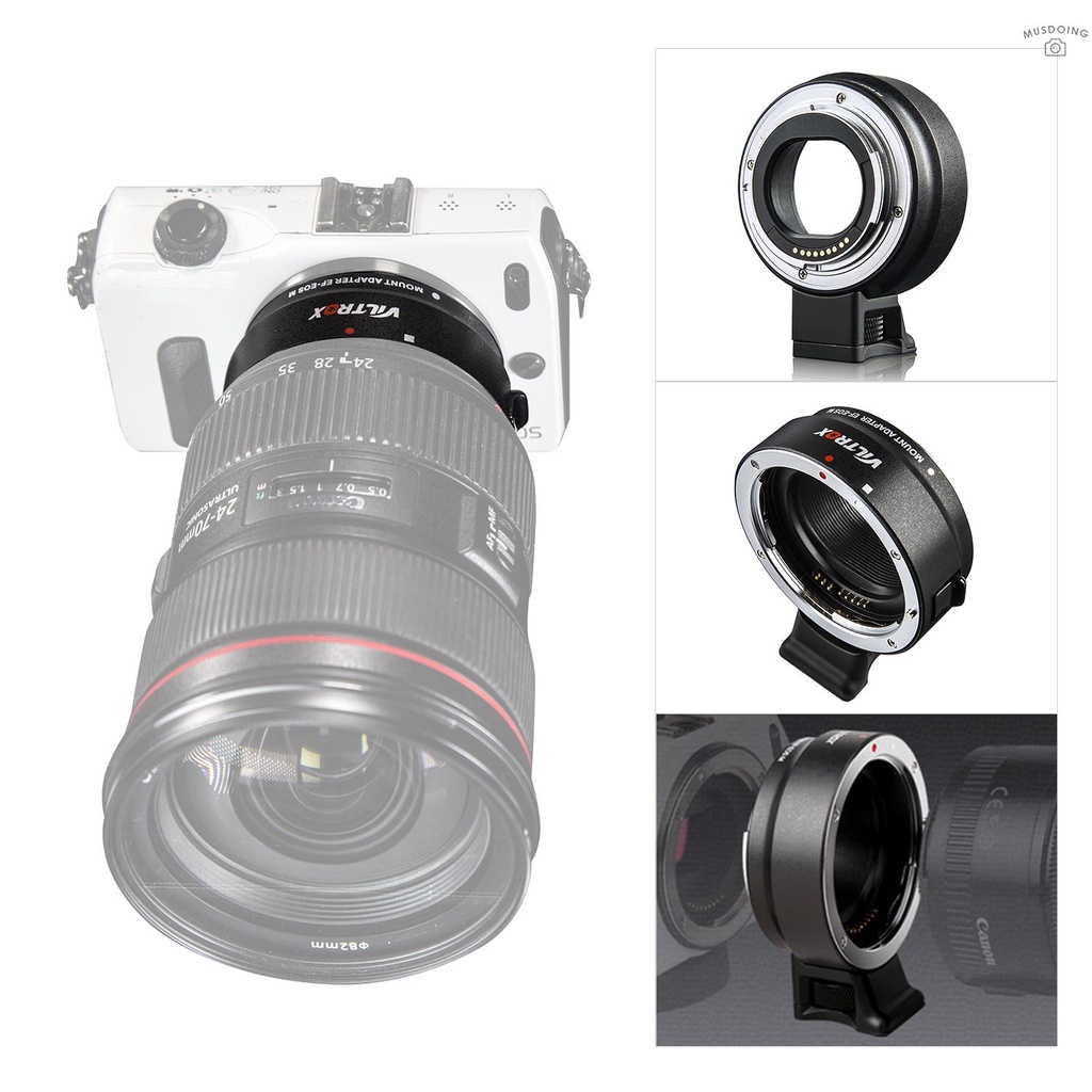 ღ Viltrox Auto Focus EF-EOS M MOUNT Lens Mount  Adapter for Canon EF EF-S Lens to Canon EOS Mirrorless Camera