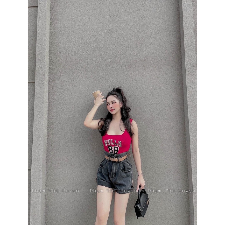Áo len sát nách in số 88
