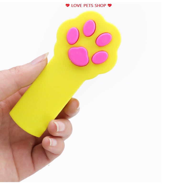 ĐÈN LASER TRÊU MÈO SỬ DỤNG 2 PIN TIỂU AAA - LOVE PETS SHOP