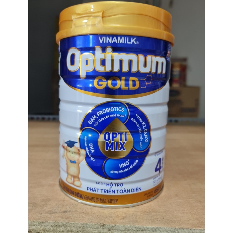 Sữa bột vinamilk optimum gold step 4 850g