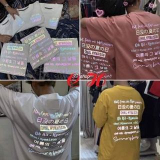 Áo thun phản quang 7 màu hot fun in lưng _CHAT