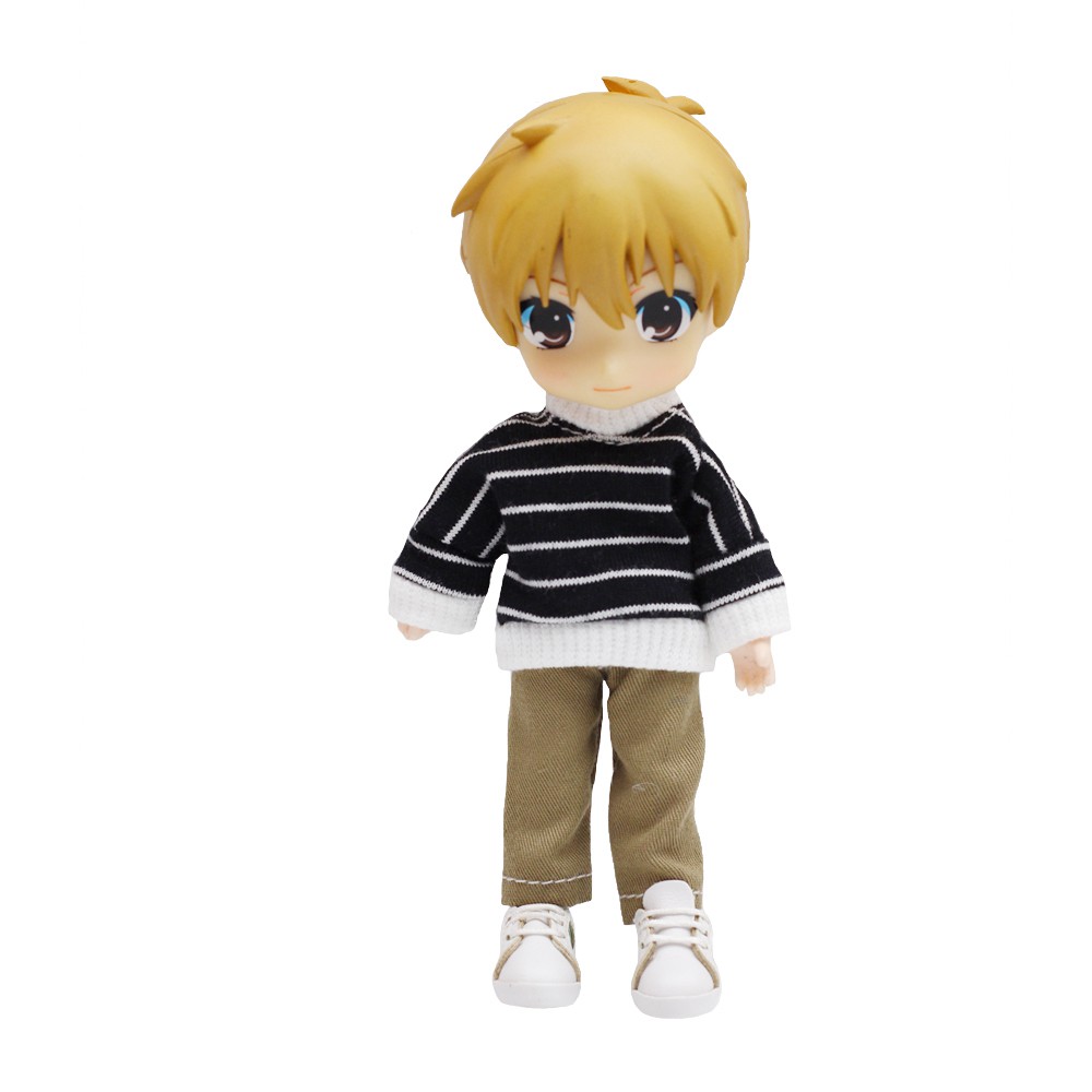 Ob11 Quần Áo Áo Len Sọc Nhiều Màu Sắc 1 / 12 BJD Quần Áo Búp Bê Cho Molly DOD GSC Nendoroid Quần Áo