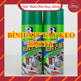 Tẩy keo BOTNY, bình xịt tẩy keo 3m - Làm sạch keo 3M, băng dính, keo dán trên mọi bề mặt - Duy Khôi Shop