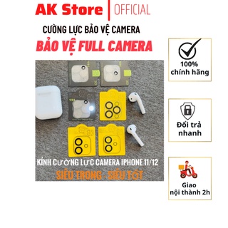 Kính Cường Lực CAMERA  IPHONE 11 đến 12 Pro max