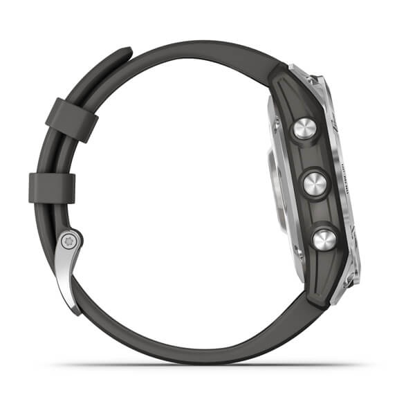 Đồng hồ thông minh Garmin Fenix 7 Silver with Graphite Silicone Band