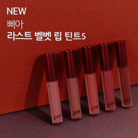 Son Kem Bbia Last Velvet Lip Tint Màu 02 04 12 25 36 38