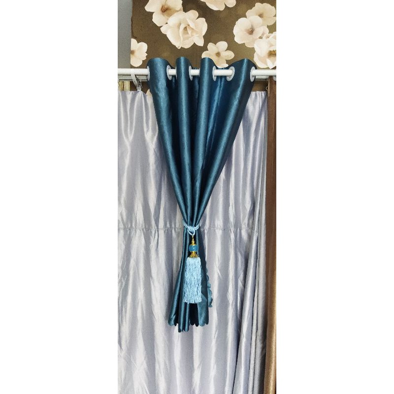 Rèm cửa màu Xanh Dương 💖MÀU SIÊU ĐẸP💖 rèm chống nắng kích thước đa dạng thiết kế sang trọng cho gia đình