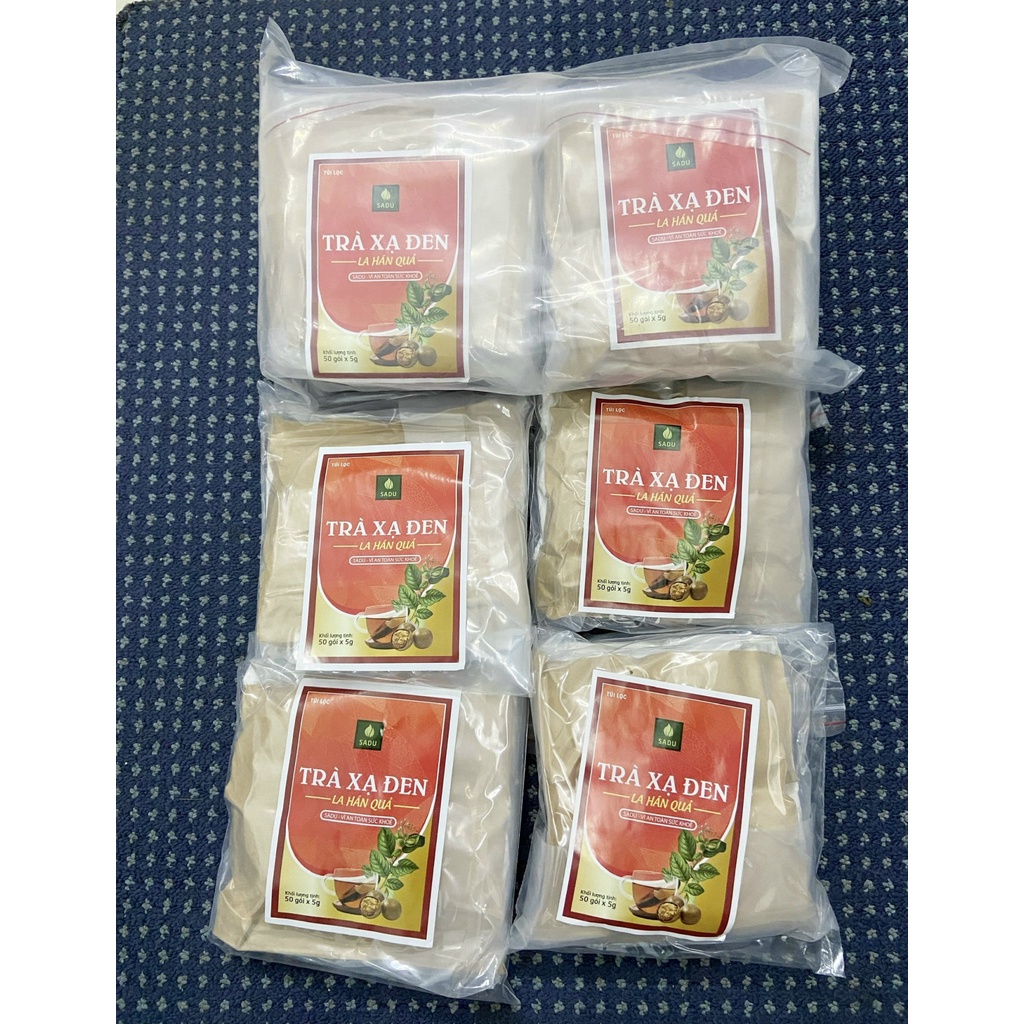 Combo 6 bịch trà xạ đen la hán quả mát gan-giải độc-thanh lọc cơ thể
