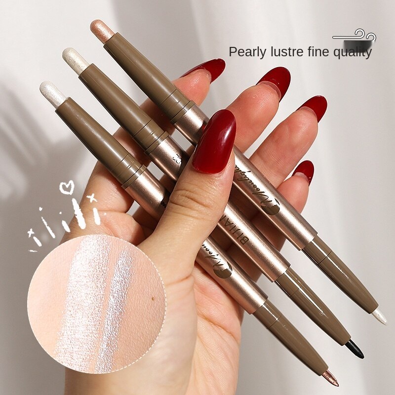Domestic Dots Colorer Double Silk Head Brighten Eye Makeup Pearl Fine Flash High Light Eyeliner Pencil Eyeliner