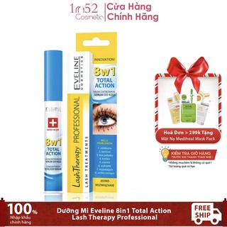 Dưỡng Mi Eveline 8in1 Total Action Lash Therapy Professional