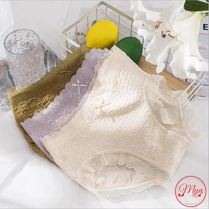 QUẦN LÓT NHĂN QUẢNG CHÂU PHỐI NƠ SIÊU XỊN *NHĂN XỊN*