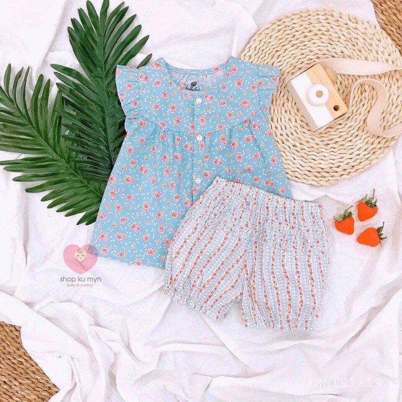 XẢ KHO set thô cotton poplin Lullaby bé trai bé gái