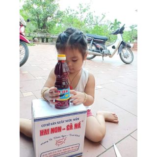 Nước mắm truyền thống hai non cà ná 30 độ đạm (6 chai)