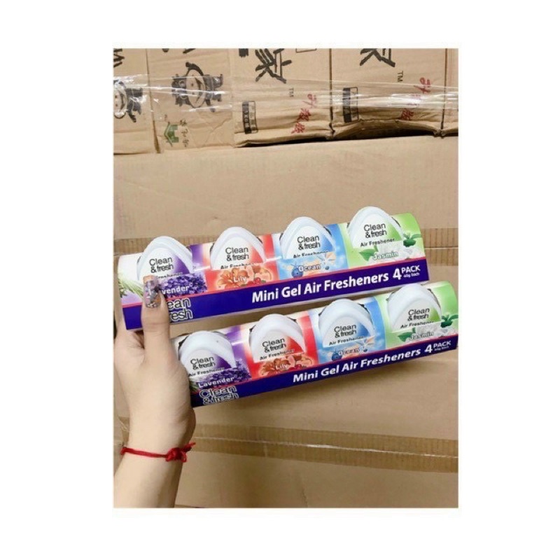 BỘ SÁP THƠM KHỬ MÙI MINI - HIỆU CLEAN & FRESH HÀN QUỐC