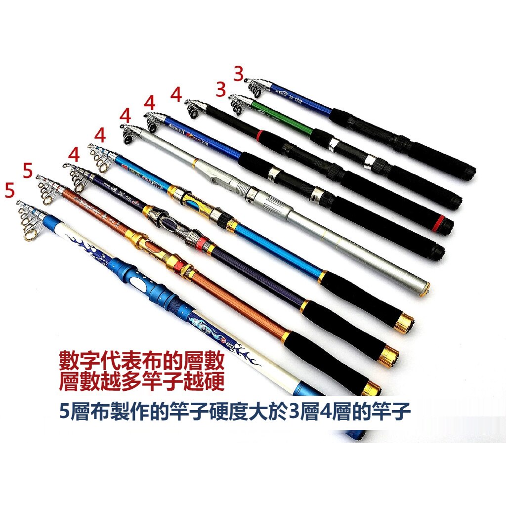 Cần Câu Cá 3 Lớp Vải 4 Lớp Carbon Thủy Tinh Thép Siêu Cứng Siêu Nhẹ