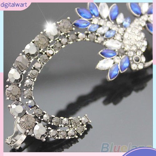 Khuyên Tai Hình Chim Ruồi Đính Đá Nhân Tạo Phong Cách Cổ Điển Thanh Lịch Dành Cho Bạn Nữ