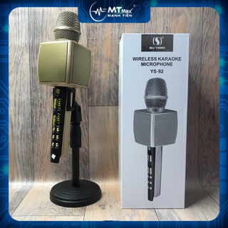 MT MAX Micro Karaoke Bluetooth YS92 hát karaoke sân khấu, karaoke gia đình, chất lượng thu giọng