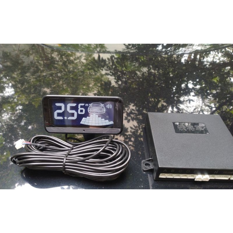 Cảnh báo va chạm trước và sau cho xe ô tô, xe hơi - Cảm biến lùi 6 mắt màu đen, trắng Steelmate V6, bảo hành 3 năm