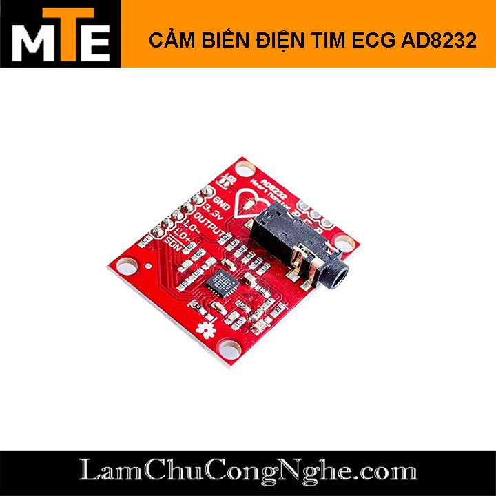 Cảm Biến Điện Tim ECG Heart Rate Monitor Kit AD8232