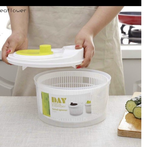 Rổ Quay Rau Quả Fitis Nora Salad Spinner ráo rau ngay tức thì, giữ được độ tươi lâu của thực phẩm [FREESHIP]]