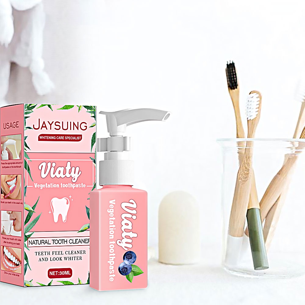 Kem Đánh Răng Làm Trắng Loại Bỏ Vết Ố Vàng 30ml Viaty