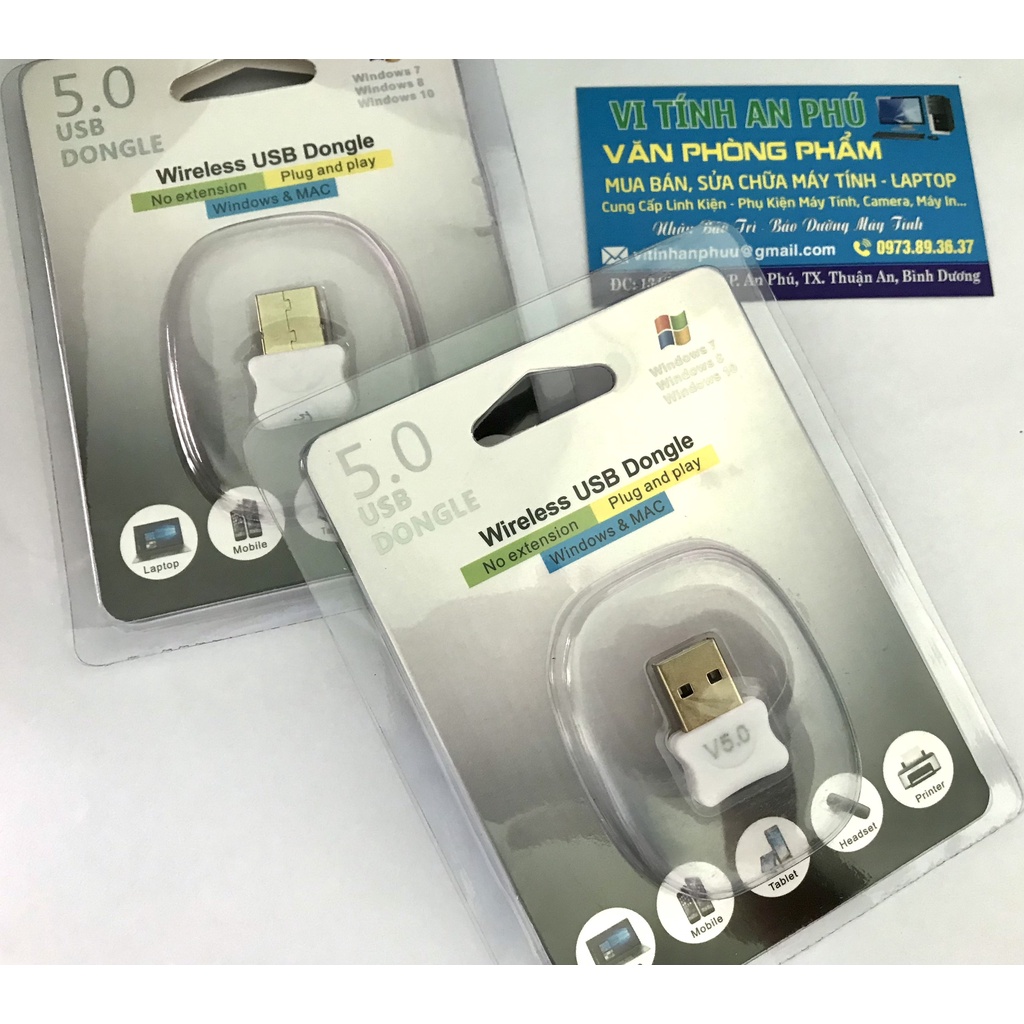 Usb Bluetooth Dongle V5.0 Cho Máy Tính