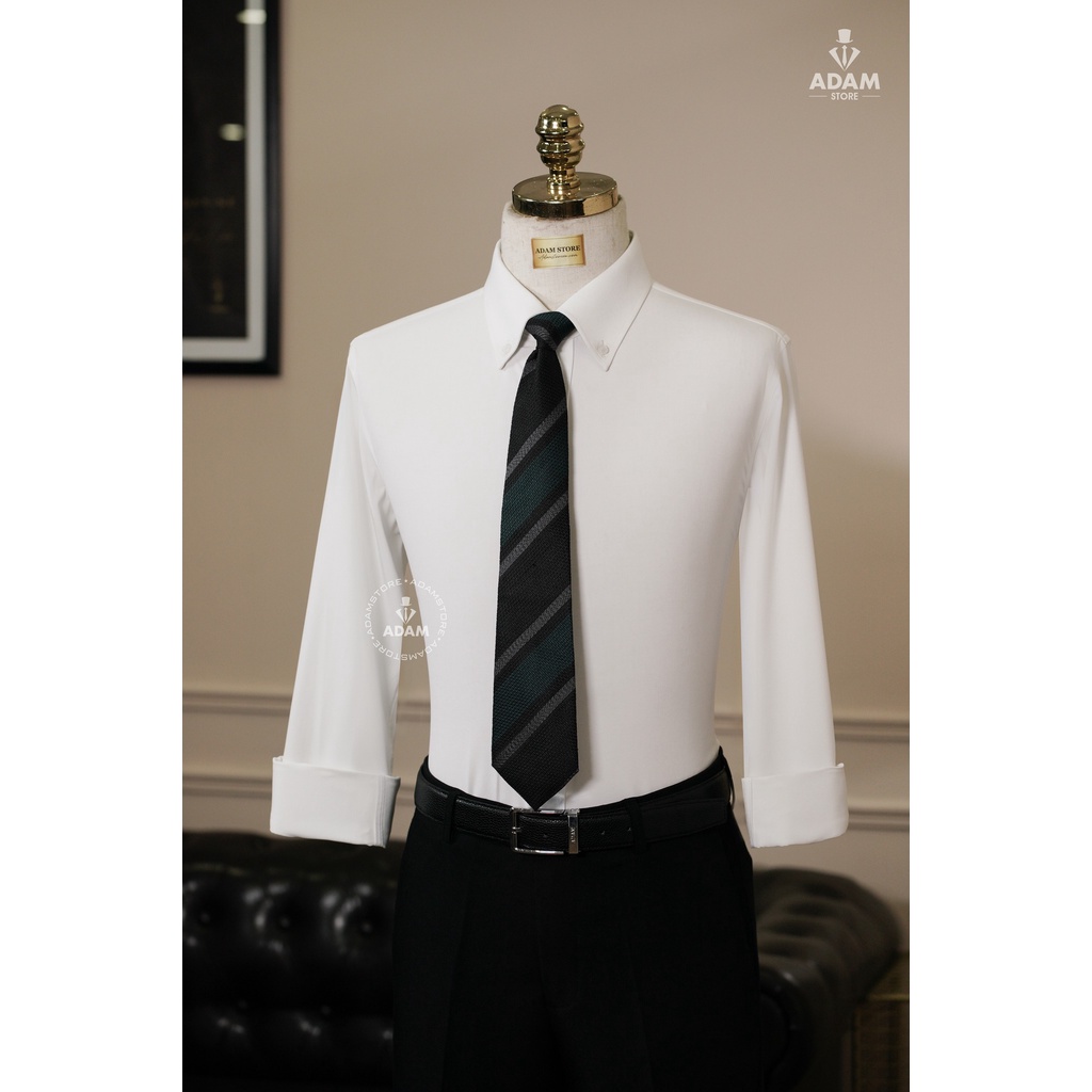 ÁO SƠ MI NAM ADAM STORE TRẮNG SMT