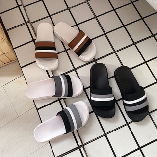 Freeship_50k_dép quai ngang thời trang kiểu sọc nữ ins sunnie shoes