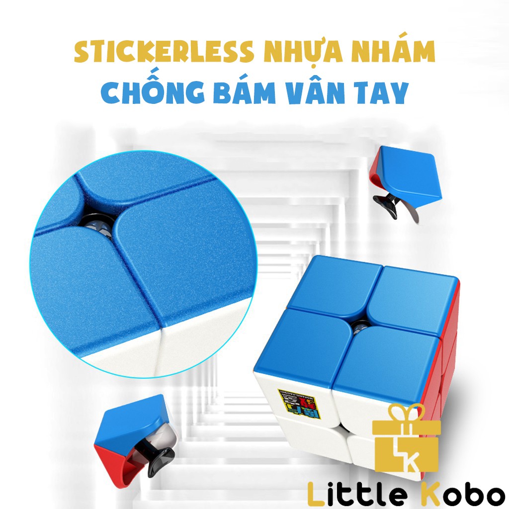 Rubik 2x2 Stickerless MoYu MeiLong MFJS Rubic 2 Tầng 2x2x2 Đồ Chơi Thông Minh