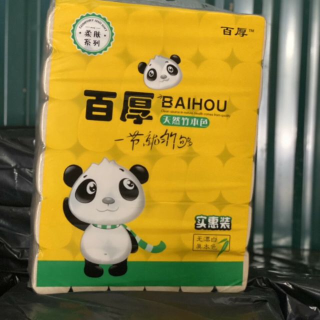 GIẤY VỆ SINH GẤU TRÚC (BỊCH 36 CUỘN)