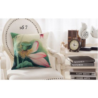 vỏ gối hoa Sen [Rẻ Vô Địch]