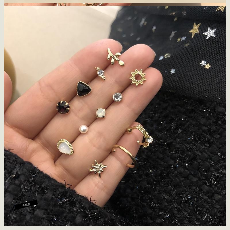 Set 12 Cặp Bông Tai Thời Trang Dành Cho Nữ