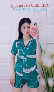 🎀 Pijama TNQD Lụa satin 🎀 size L (dưới 55kg)