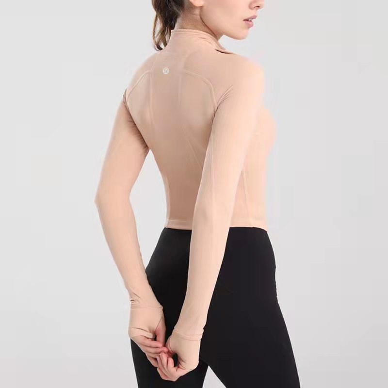 Lululemon Áo thể thao tay dài 4 màu sắc tuỳ chọn thoáng khí cho nữ 9034
