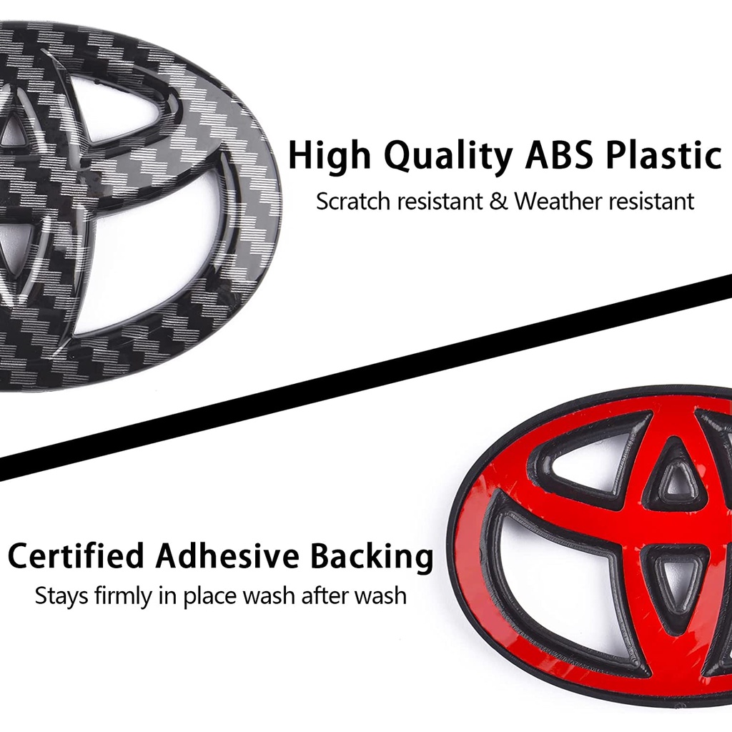 Miếng Dán Logo Trang Trí Vô Lăng Xe Hơi Toyota Corolla Camry Supra CHR