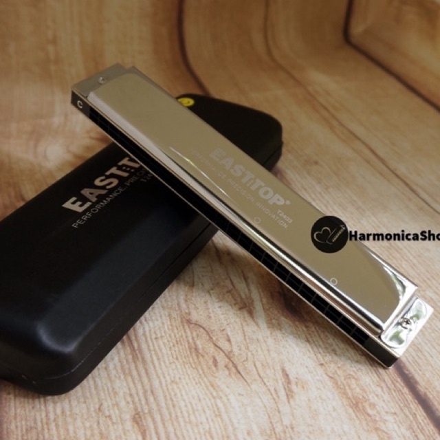 🎶Kèn Harmonica 24 lỗ tone Am🎵Tremolo Easttop T2403 version 2