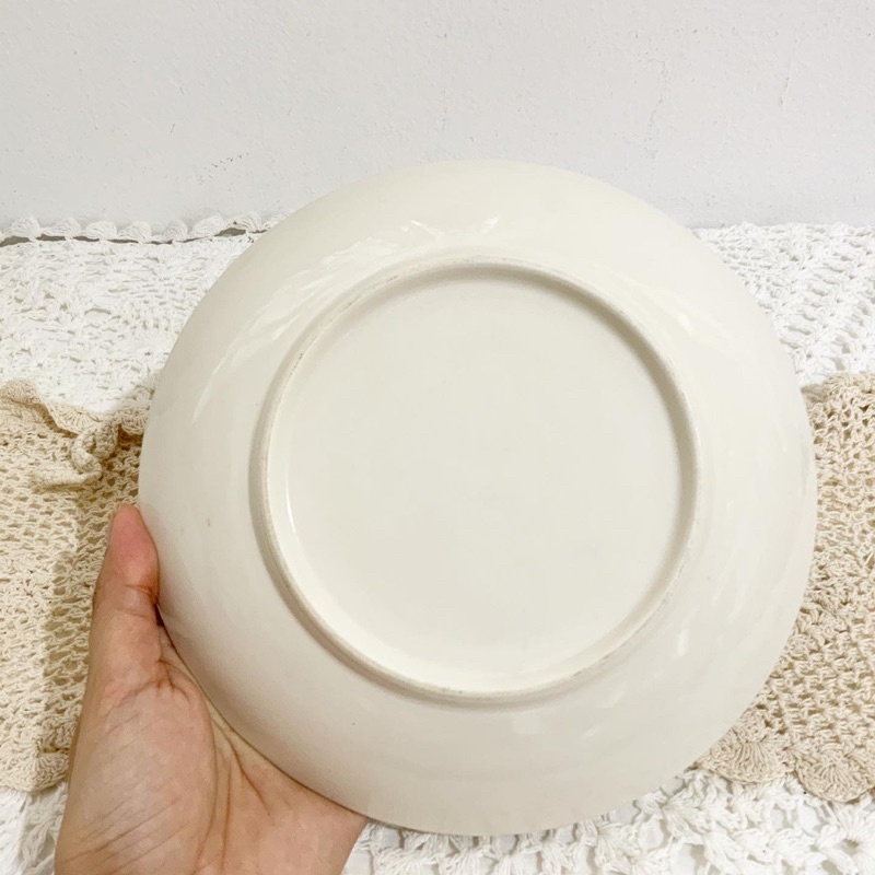 Dĩa gốm sứ Nhật vẽ hình Âu