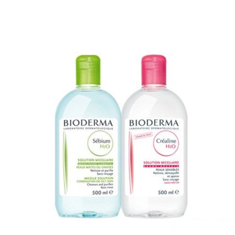 TẨY TRANG BIODERMA CREALINE H20-500ML- PHÁP