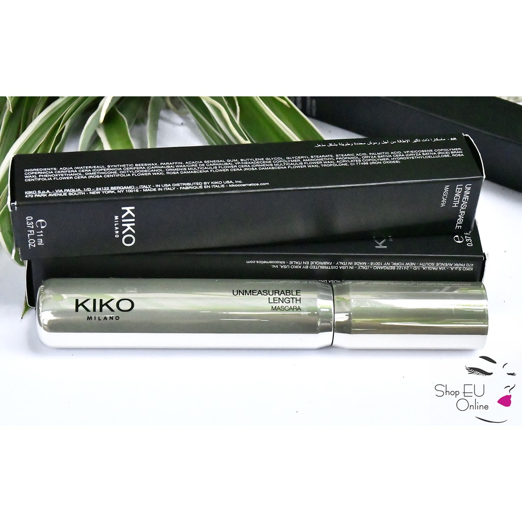 Mascara Dài Mi Lâu Trôi Kiko Unmeasurable Length Waterproof Kiko Milano Italy