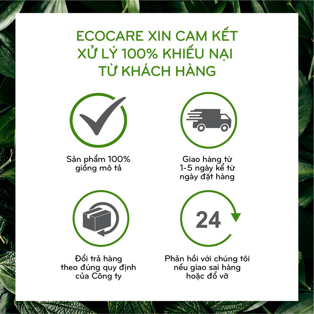 Nước giặt xả Hữu cơ 💓FREESHIP💓 Bồ hòn Ecocare 1 Lít tinh dầu hoa bưởi  kiêm nước xả vải