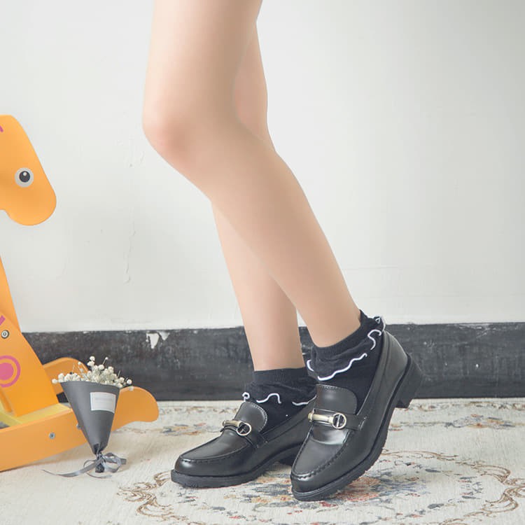 Tất nhún lolita cổ bèo vintage xuất Nhật