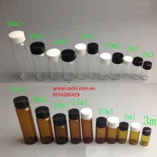 Chai - lọ thủy tinh 3ml