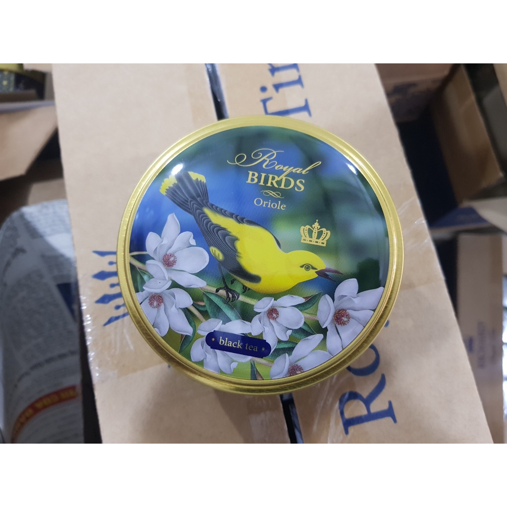 [Hàng Ngoại Có Tem Chống Giả]  đen richard royal birds hộp thiếc 40Gr - Hảo hạng &amp; Sang trọng