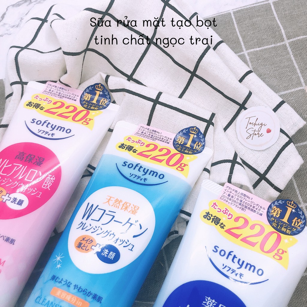 Sữa rửa mặt Kose Softymo Cleansing Foam Nhật Bản
