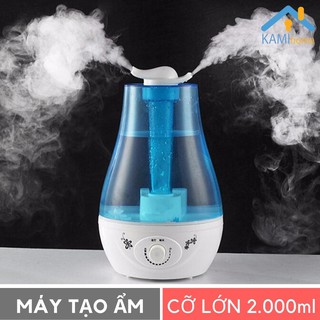Máy tạo ẩm phun sương cỡ Lớn cho phòng có máy lạnh >20m2 và giảm bụi mịn mẫu 2 Van và các mẫu khác