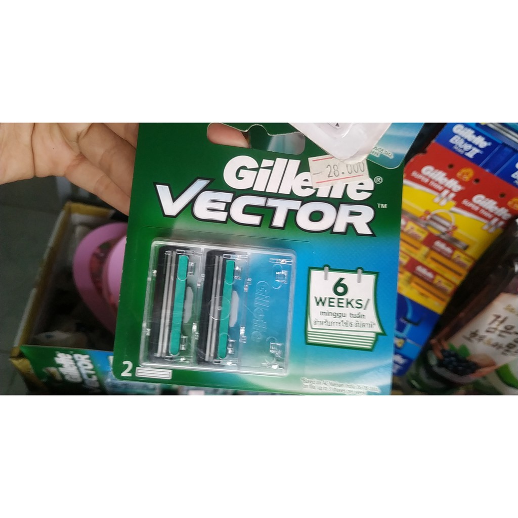 Lưỡi dao cạo râu Gillette (hộp 2 lưỡi)