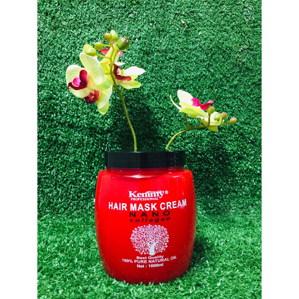 HẤP DẦU Ủ TÓC KENIMY NANO COLLAGEN DƯỠNG TÓC SIÊU MỀM MƯỢT 1000ML