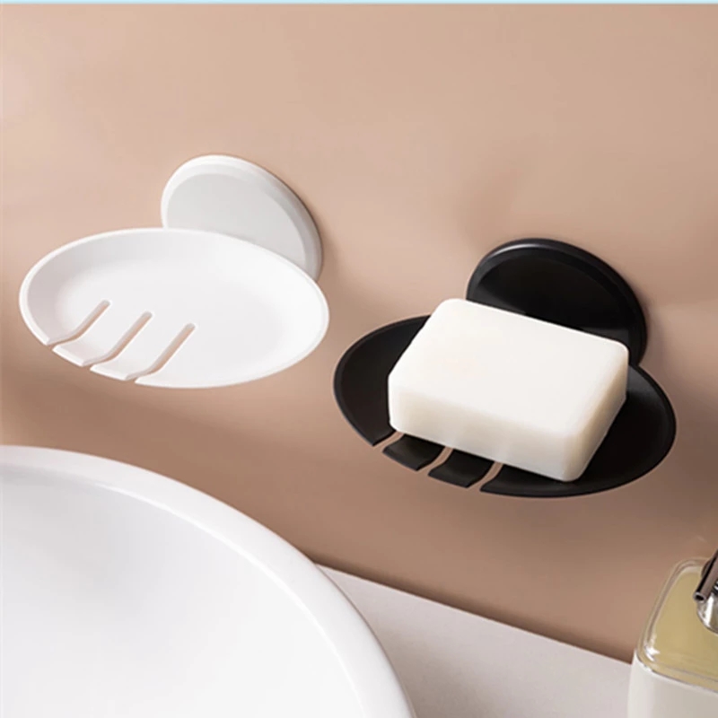 Simple Wall Mounted Non Perforated Drainage Soap Box /Disc Soap Box /Household Bathroom Soap Drain Rack