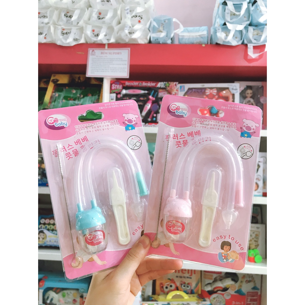 Dụng cụ hút mũi cho bé - GB Baby - Tặng kèm dụng cụ gặp rỉ mũi + cọ vệ sinh ống hút mũi Dụng cụ hút mũi cho bé - GB Baby